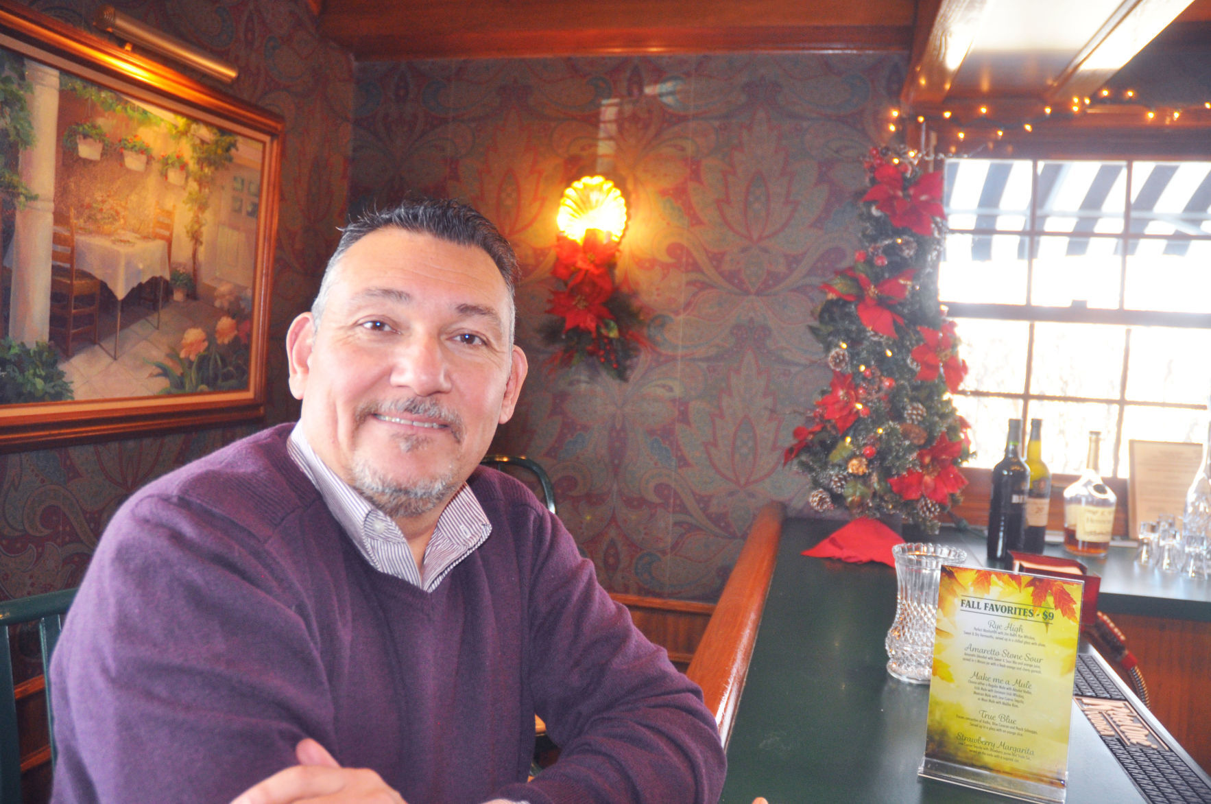 Troy Bartz general manager and executive chef at Red Geranium restaurant
